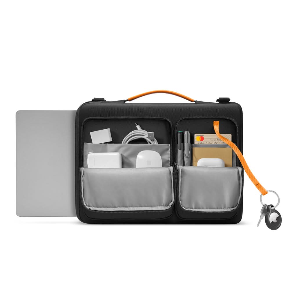 TOMTOC DEFENDER-A42 LAPTOP BRIEFCASE 15.6 INCH-BLACK