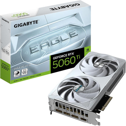 GIGABYTE GEFORCE RTX 5060 TI EAGLE OC ICE 8G GRAPHICS CARD