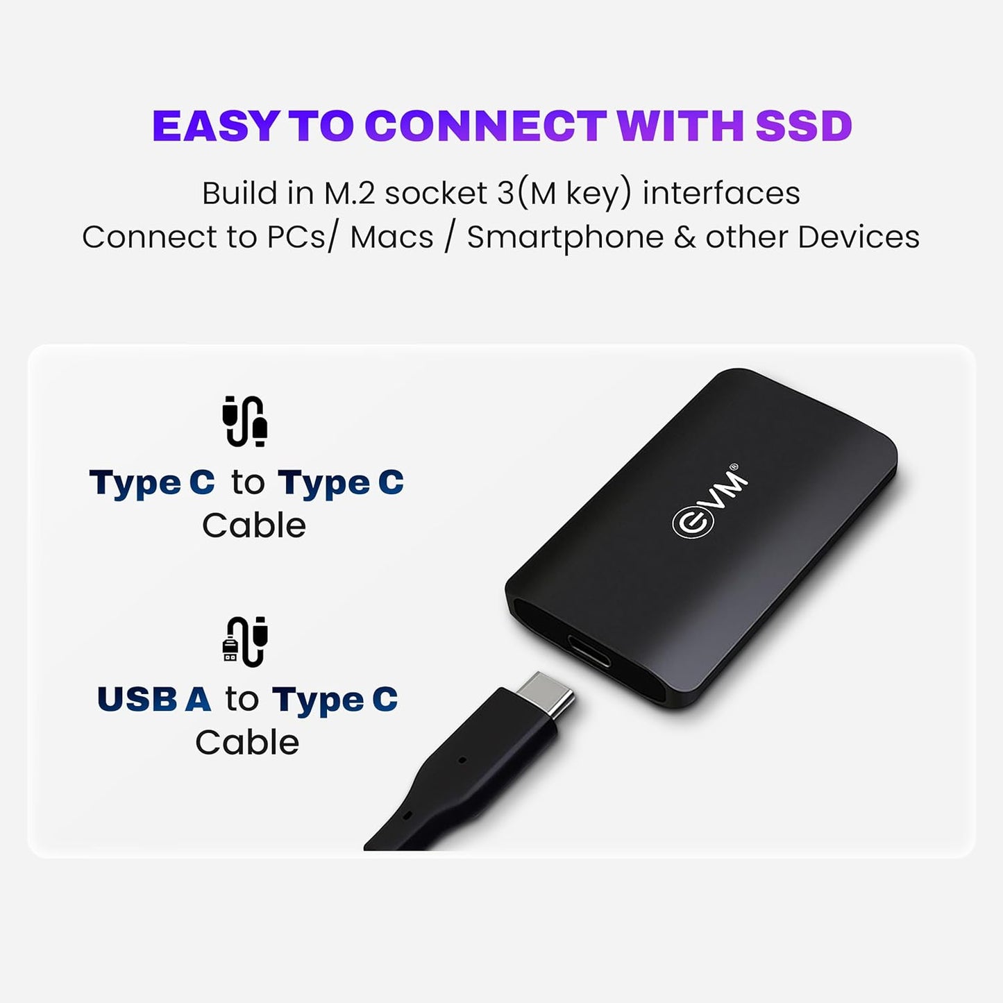 EVM ENSAVE EXTERNAL SSD 1TB EPSSD/1TB)