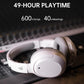 EDIFIER W820NB HYBRID ACTIVE NOISE CANCELLING HEADPHONES - WHITE