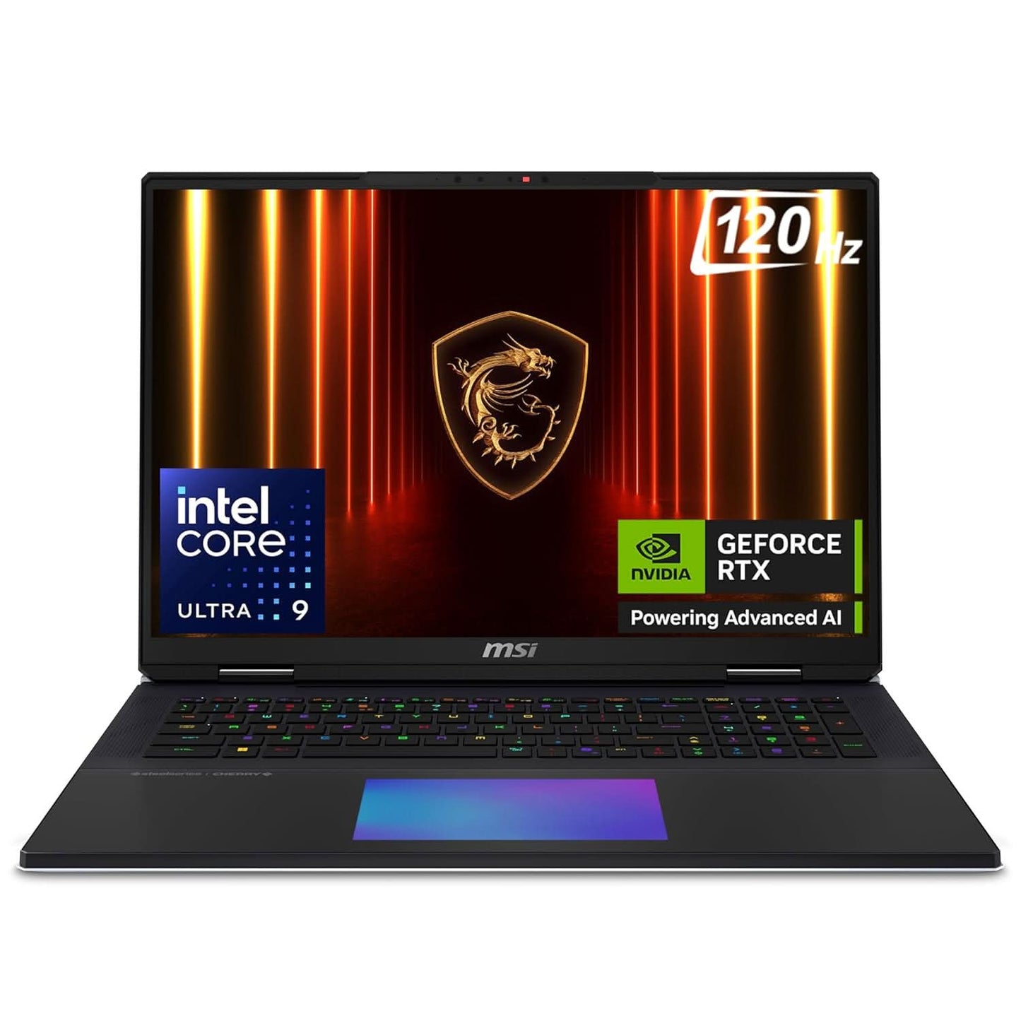 MSI TITAN 18 HX AI A2XWJG-297IN [ULTRA9-285HX/96GB/6TB SSD/WIN11 HOME/18.0"/24GB-RTX5090 GRAPHICS/2 YEAR(S)/BLACK]