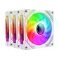 ANT ESPORTS SCIFLOW ARGB WHITE CABINET FAN TRIPLE PACK