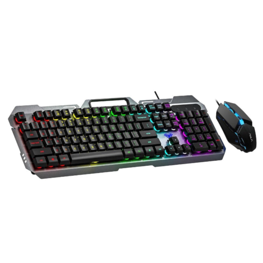AULA F2023 Full Size Wired Gaming Keyboard and Mouse Combo ( Black )