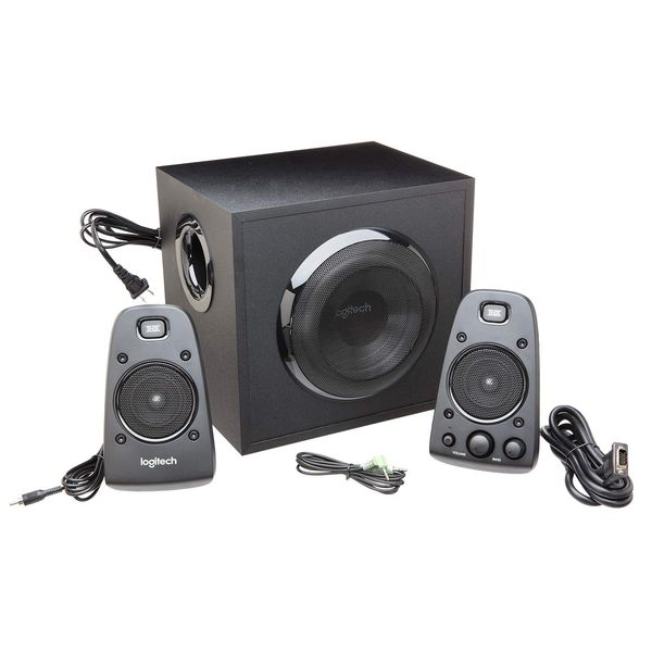 LOGITECH Z623 THX 400 Watt 2.1 Channel Wired Speaker ( Black )