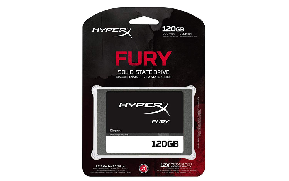 HYPERX Fury 120GB 2.5 SATA SATA 3 Solid State Drive (SSD)