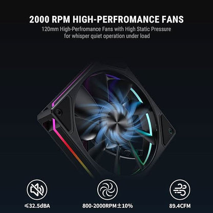 Ant Esports V8 Digital CPU Air Cooler