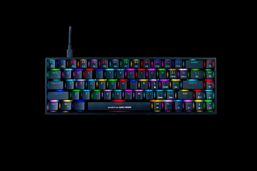 COSMIC BYTE CB-GK-31 Artemis 60% Mechanical Wired Gaming Keyboard ( Black ) ( Outemu Red Switch )