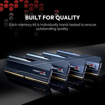 GSKILL TRIDENT Z5 NEO RGB SERIES (AMD EXPO) 64GB (2 X 32GB)DDR5 6000 CL30-40-40-96 F5-6000J3040G32GX2-TZ5NR (MATTE BLACK)