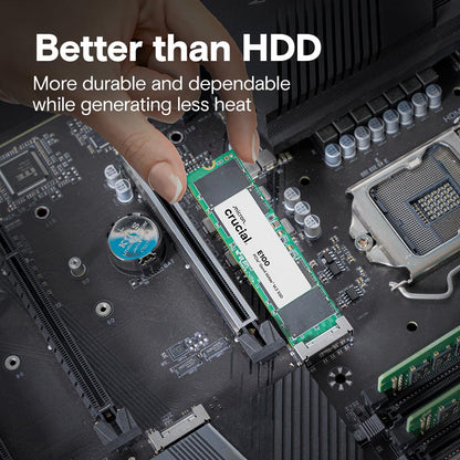CRUCIAL E100 480GB PCIE GEN4 2280 NVME M.2 SSD CT480E100SSD8