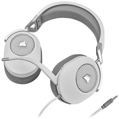 CORSAIR HS65 Wired 7.1 Surround Gaming Headphone With Mic ( White ) ( PC/Mobile/Mac/Xbox )