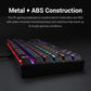 REDRAGON Kumara K552 Rainbow Tenkeyless Mechanical Gaming Keyboard ( Black ) ( Red Switch )