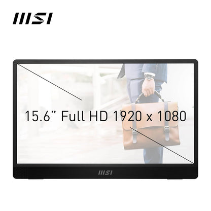 MSI PRO MP161 E2 16 INCH PORTABLE AND ULTRA-SLIM MONITOR