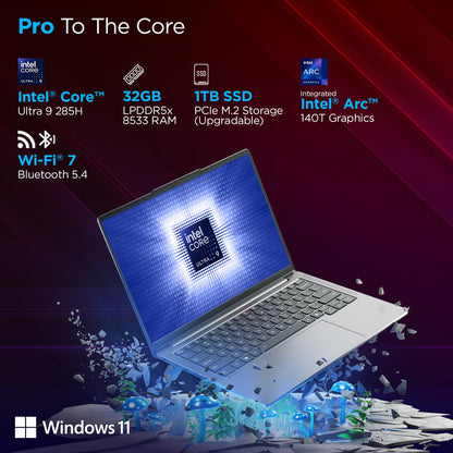 LENOVO IDEAPAD PRO 5 83JK000AIN [ULTRA9-285H/32GB/1TB SSD/WIN11 HOME+MS24/14.0"/INTEGRATED GRAPHICS/1 YEAR(S)/GREY]