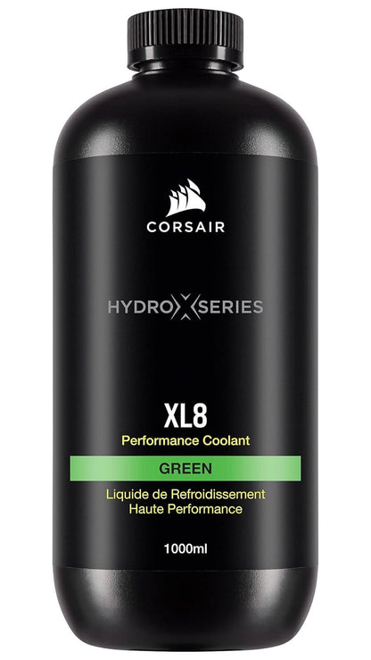 CORSAIR HYDRO X SERIES, XL8, PERFORMANCE COOLANT, 1L, TRANSLUCENT GREEN