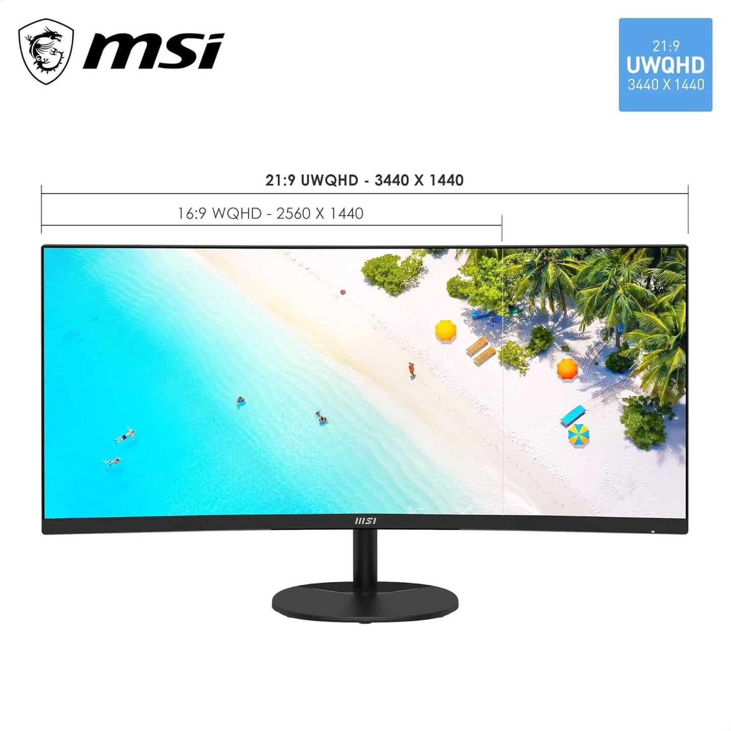 MSI PRO MP341CQ E12 34-Inch UWQHD