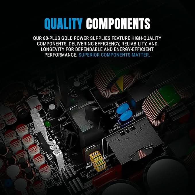 Ant Esports FG850 V2 Gold 850 Watt Fully Modular ATX 3.1 SMPS with Braided Nylon Cables