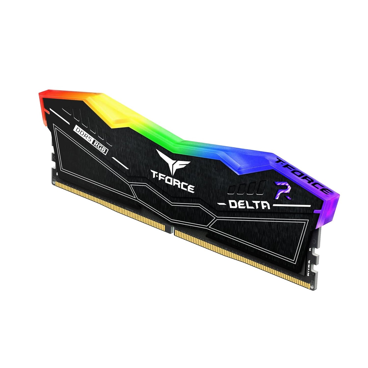 TEAMGROUP T-FORCE DELTA RGB 32GB (16GBX2) DDR5 6400MHZ DESKTOP RAM (BLACK)