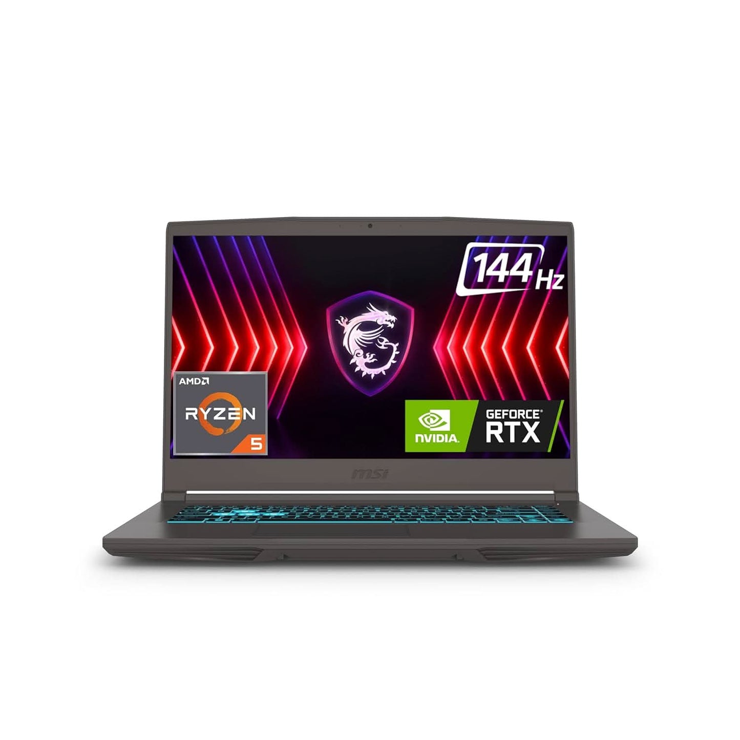 MSI THIN A15 B7UC-481IN [R7-7735HS/16GB/1TB SSD/WIN11 HOME/15.6"/4GB-RTX3050 GRAPHICS/2 YEAR(S)/GREY]