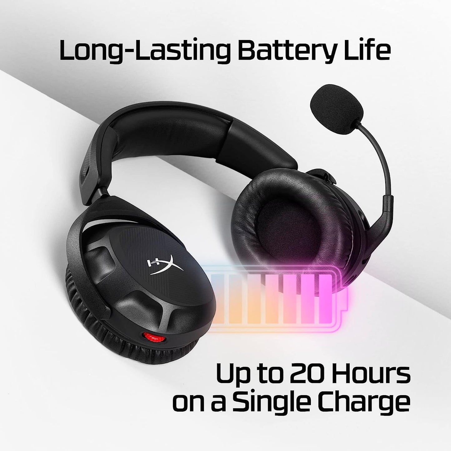 HYPERX Cloud Stinger 2 Wireless USB 7.1 Surround Gaming Headphone ( Black ) ( PC / PS5 / PS4 / Xbox )
