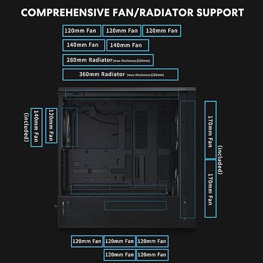 Lian Li LANCOOL 217 INF Infinity Mirror Computer Case