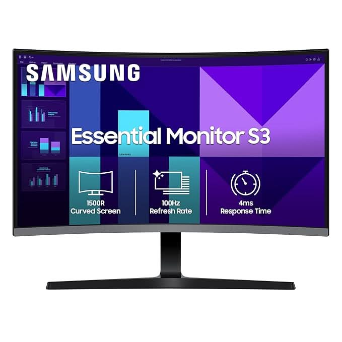 Samsung 32 Inch FHD S3 1500R Curved Monitor
