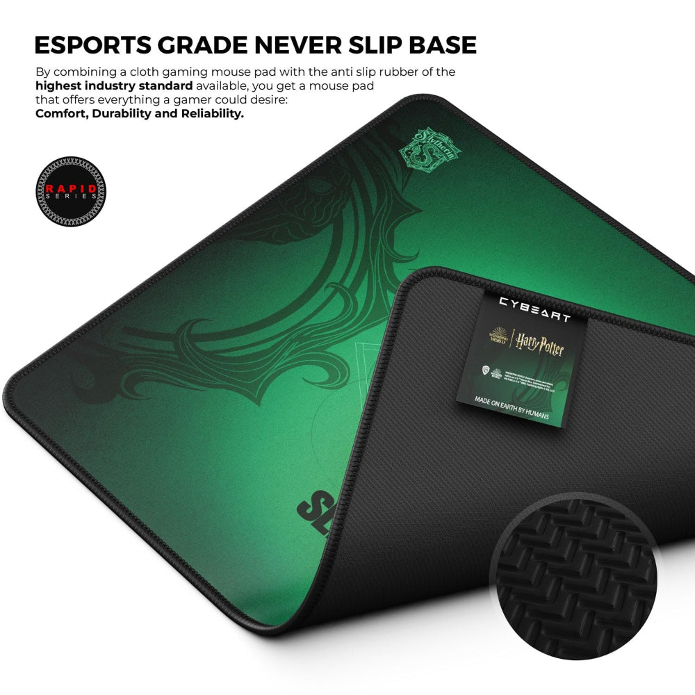 CYBEART Slytherin Large Gaming Mousepad