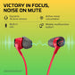 HYPERX CLOUD EARBUDS II GAMING EARBUDS WITH MIC-RED (705L8AA),IN-EAR,WIRED