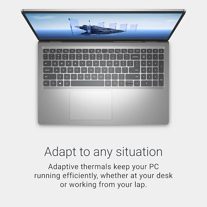 Dell 15 Laptop DC15250-15.6-inch FHD 120Hz Display, 13th Gen Intel Core i7-1355U, 16GB DDR4 RAM, 512GB SSD