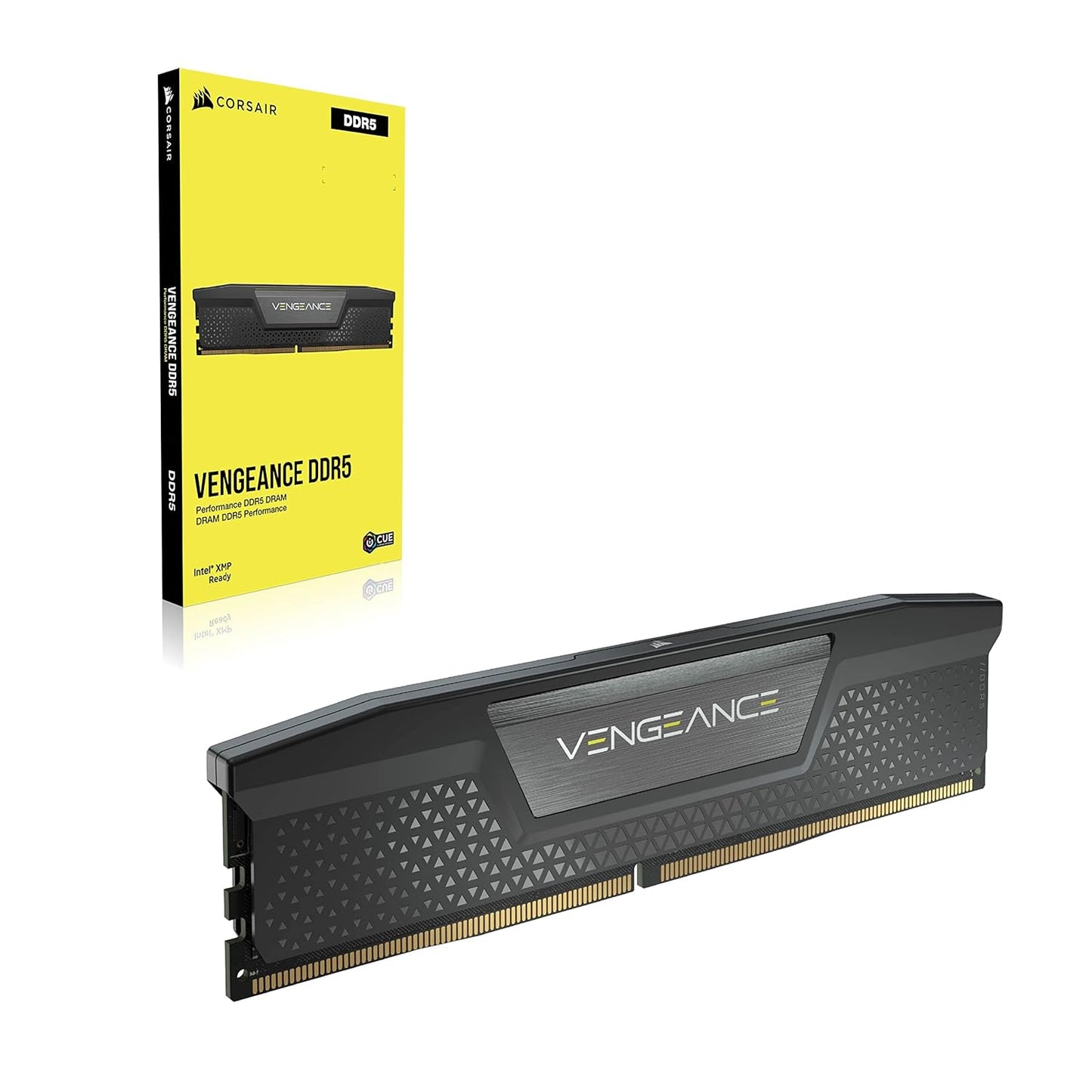 CORSAIR VENGEANCE 32GB RAM (1X32GB) DDR5 DRAM 5200MHZ BLACK CMK32GX5M1B5200C40