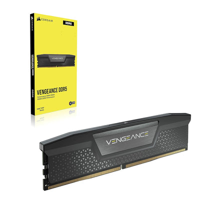 CORSAIR VENGEANCE 32GB RAM (1X32GB) DDR5 DRAM 5200MHZ BLACK CMK32GX5M1B5200C40