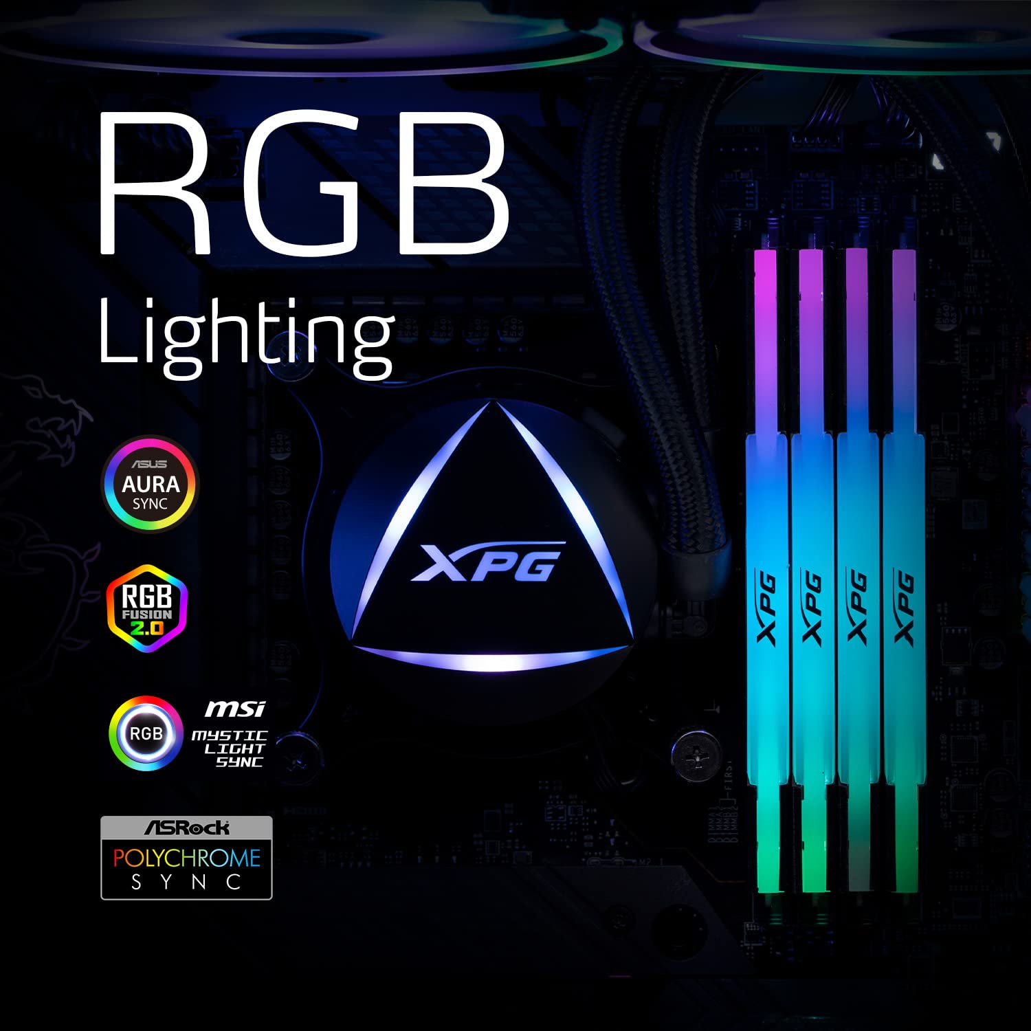 Adata XPG LANCER RGB White 16GB 5200MHz CL38 DDR5 AX5U5200C3816G-CLARWH RAM
