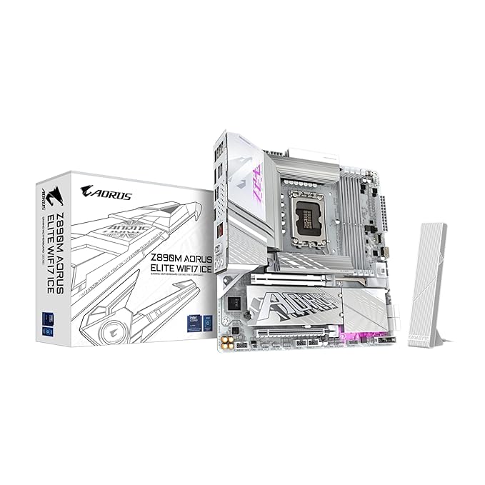 GIGABYTE Z890M AORUS DDR5 ELITE ICE MICRO ATX WIFI7