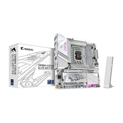 GIGABYTE Z890M AORUS DDR5 ELITE ICE MICRO ATX WIFI7