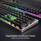 REDRAGON K556 DHARMA PRO (WIRED/WIRELESS/BT) RED SWITCH WIRELESS RGB KEYBOARD BLACK