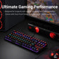 REDRAGON Kumara K552 Rainbow Tenkeyless Mechanical Gaming Keyboard ( Black ) ( Red Switch )