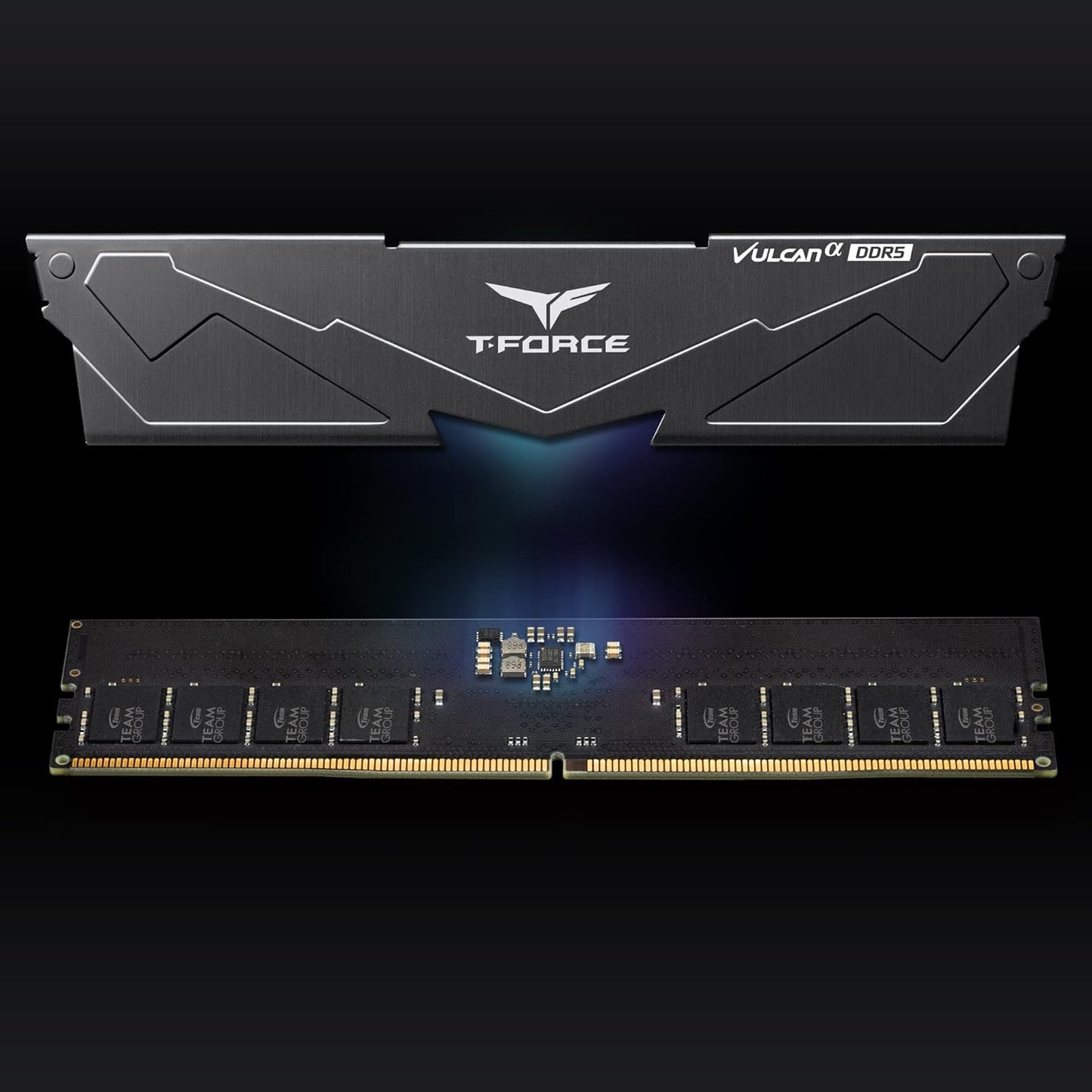TEAMGROUP T-FORCE VULCAN 16GB (16GBX1) DDR5 6000MHZ DESKTOP RAM (BLACK)