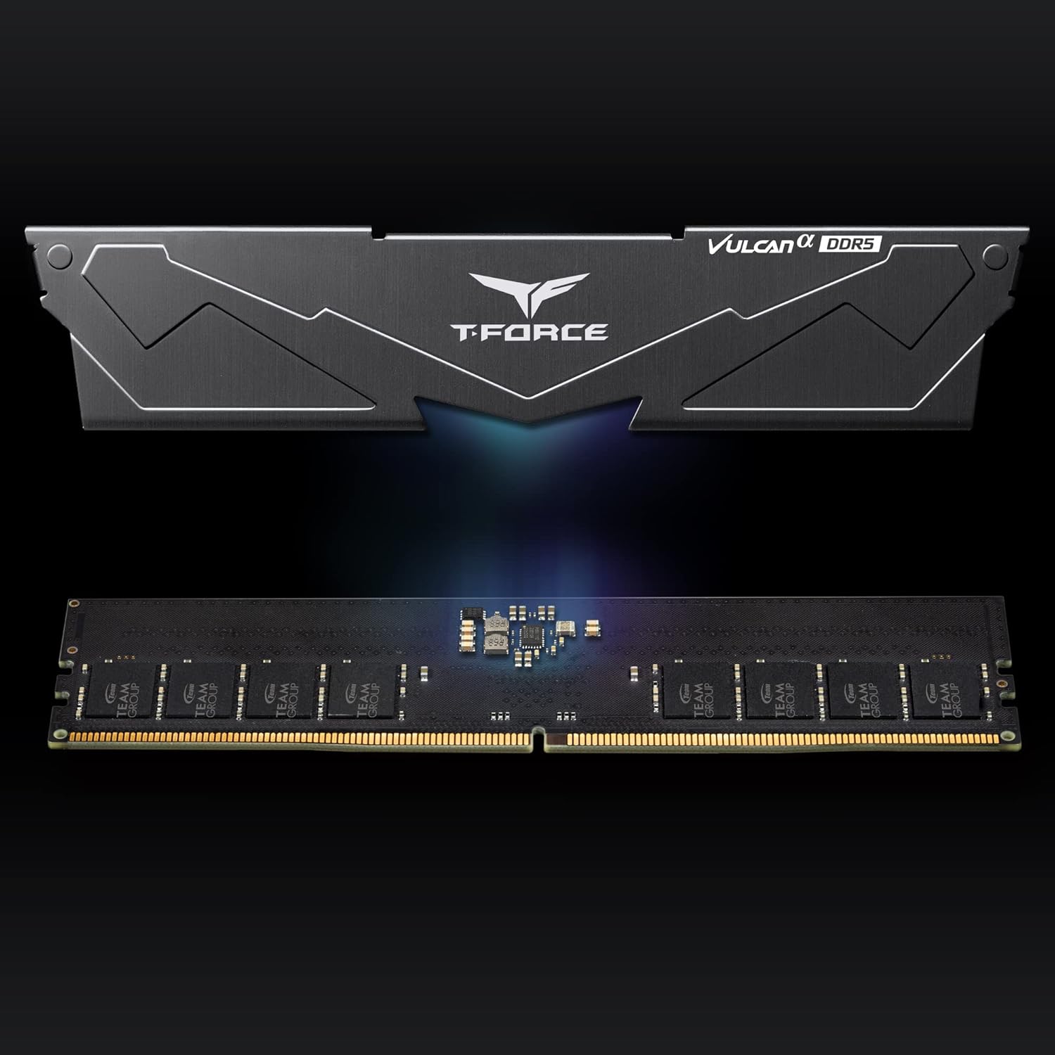 TEAMGROUP T-FORCE VULCAN 16GB (16GBX1) DDR5 6000MHZ DESKTOP RAM (BLACK)