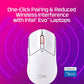 HYPERX Pulsefire Haste 2 Wireless + Bluetooth Ambidextrous Gaming Mouse ( 6N0A9AA ) ( 26000DPI / 6 Macro Buttons ) ( White )