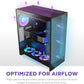 NZXT CHASSIS H SERIES H7 (2024) FLOW WITHOUT PSU BLACK COLOR - CM-H72FB-01