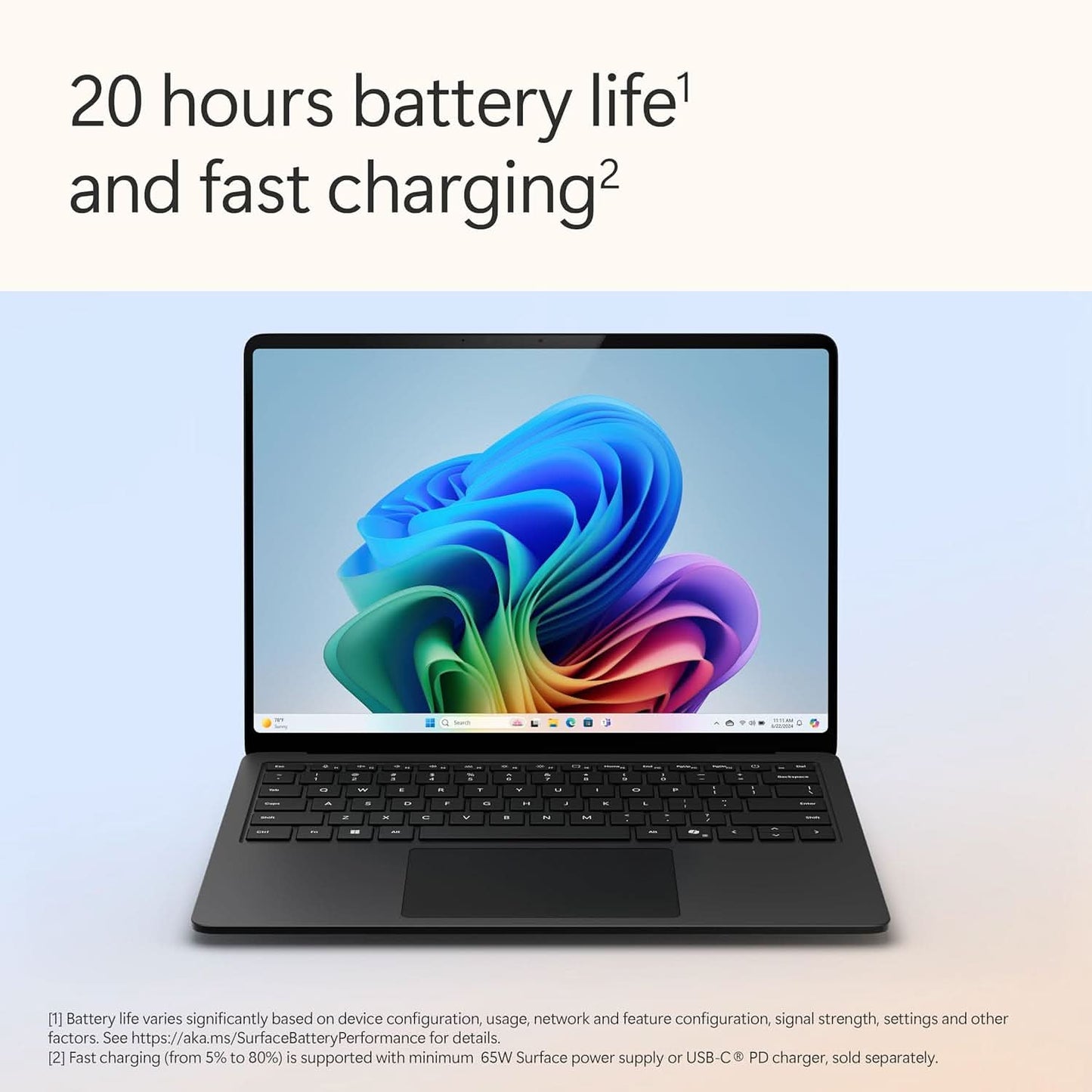 MICROSOFT NEW SURFACE LAPTOP (7TH EDITION) - WINDOWS 11 HOME COPILOT + PC - 13.8 LCD PIXELSENSE TOUCHSCREEN - QUALCOMM SNAPDRAGON X ELITE (12 CORE) - 16GB RAM - 1TB SSD - GRAPHITE - ZXX-00059