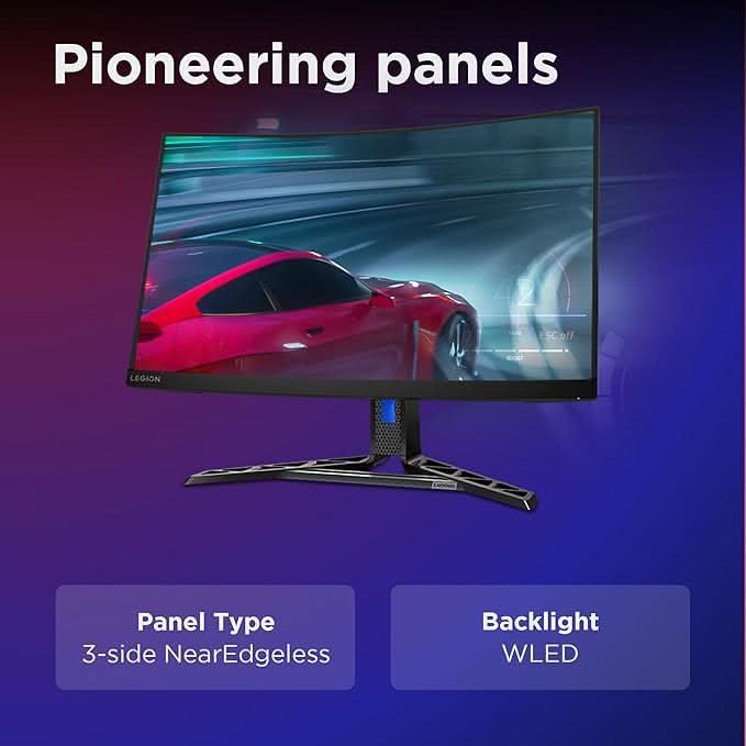 Lenovo Legion R27qc-30 27inch QHD 180Hz Curved Gaming Monitor