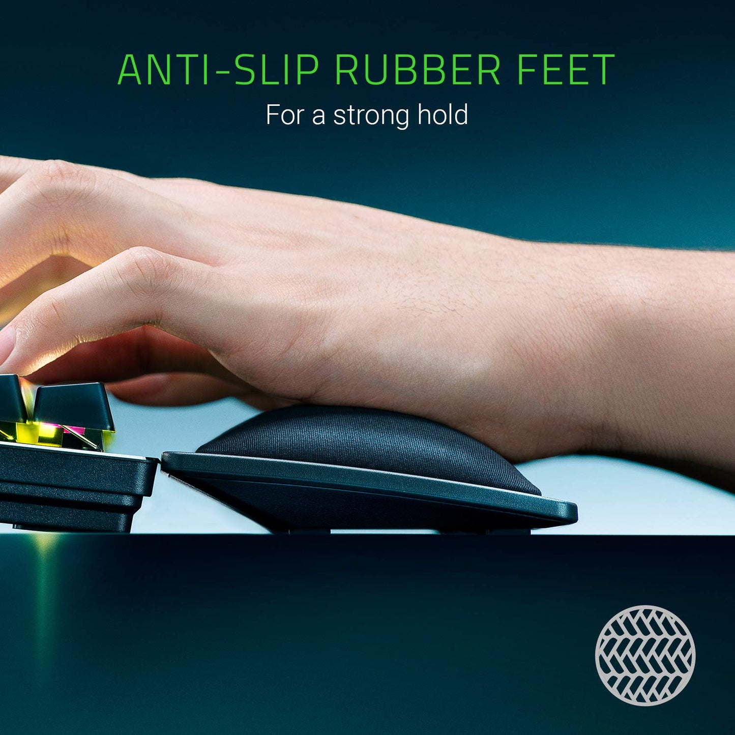 RAZER ERGONOMIC WRIST RESTFORFULL-SIZED KEYBOARDS RC21-01470200-R3M1