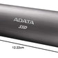 ADATA SE760 512GB EXTERNAL SOLID STATE DRIVE ASE760-512GU32G2-CTI
