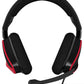 CORSAIR Void Pro USB 7.1 Surround Gaming Headphone With Mic (Black / Red) ( Pc/Mobile/Mac/Xbox )
