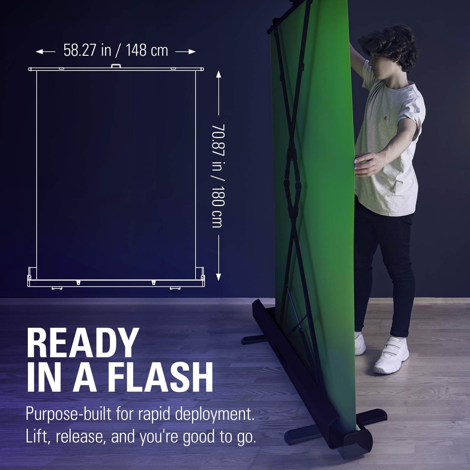 ELGATO Green Screen Collapsible Chroma Key Panel