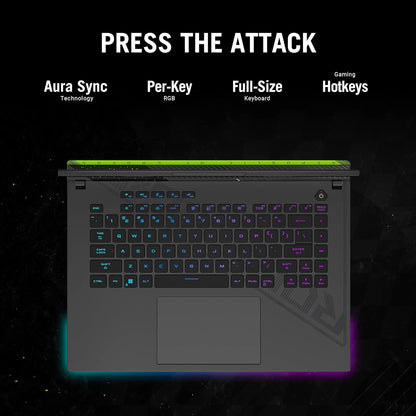 ASUS ROG STRIX G16, GAMING LAPTOP, 13TH GEN INTEL CORE I7-13650HX, RTX 4070 GRPH (16GB/1TB/40.64 CMS (16) FHD+/WIN 11 HOME) G614JI-BG711WS