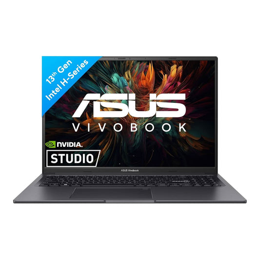 ASUS VIVOBOOK 16X (2023), INTEL CORE I7-12650H 12TH GEN, 16 INCH (40.64 CM) FHD+ 120HZ, CREATOR/GAMING LAPTOP (16GB/512GB/6GB RTX 4050 /WIN11/FINGERPRINT/70WHR /BLACK/1.8 KG), K3605ZU-MB741WS
