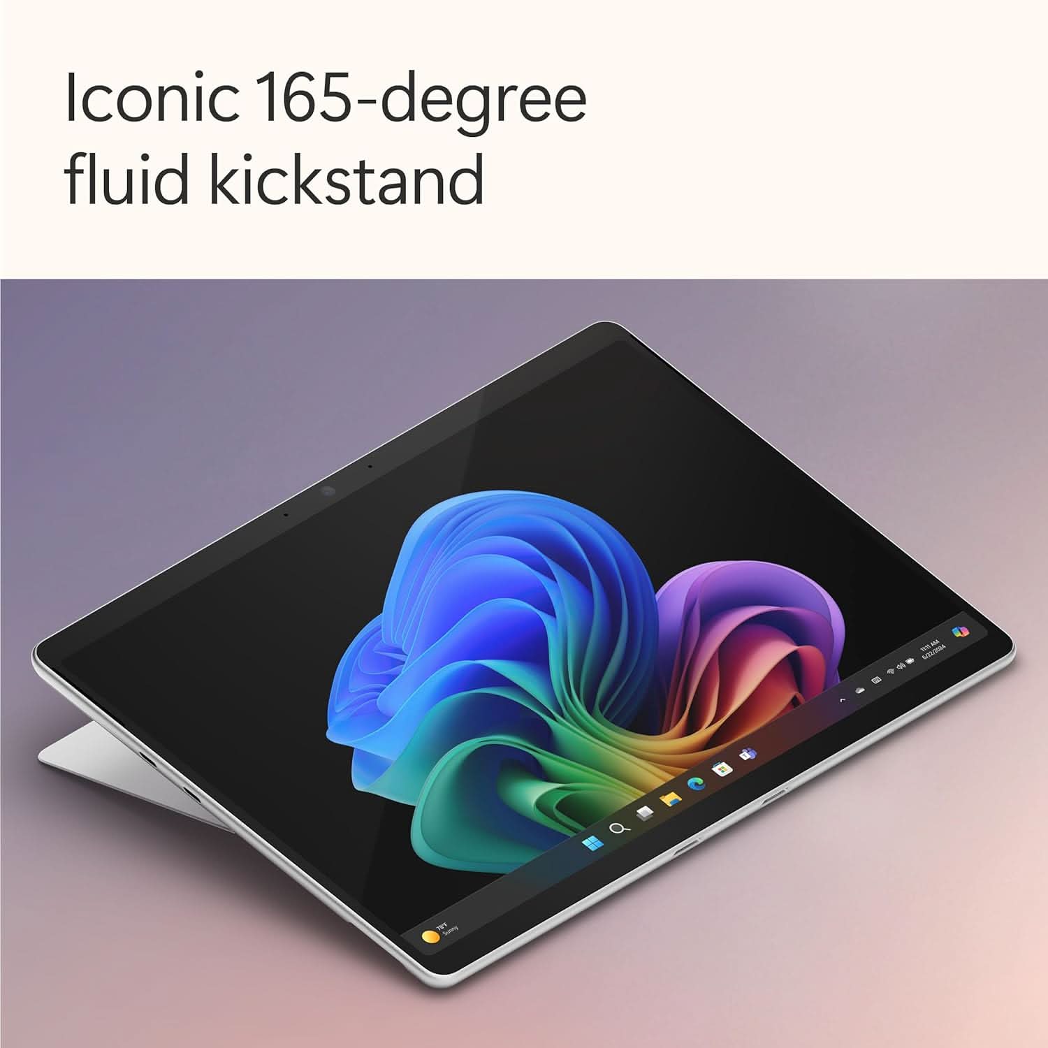 MICROSOFT NEW SURFACE PRO(11TH EDITION) WI-FI-WINDOWS 11 HOME COPILOT + PC -13" OLED PIXELSENSE TOUCHSCREEN -QUALCOMM SNAPDRAGON X ELITE(12 CORE) -16GB RAM -512GB SSD -PLATINUM -ZIA-00014