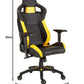CORSAIR T1 RACE 2018 GAMING CHAIR BLACK/YELLOW