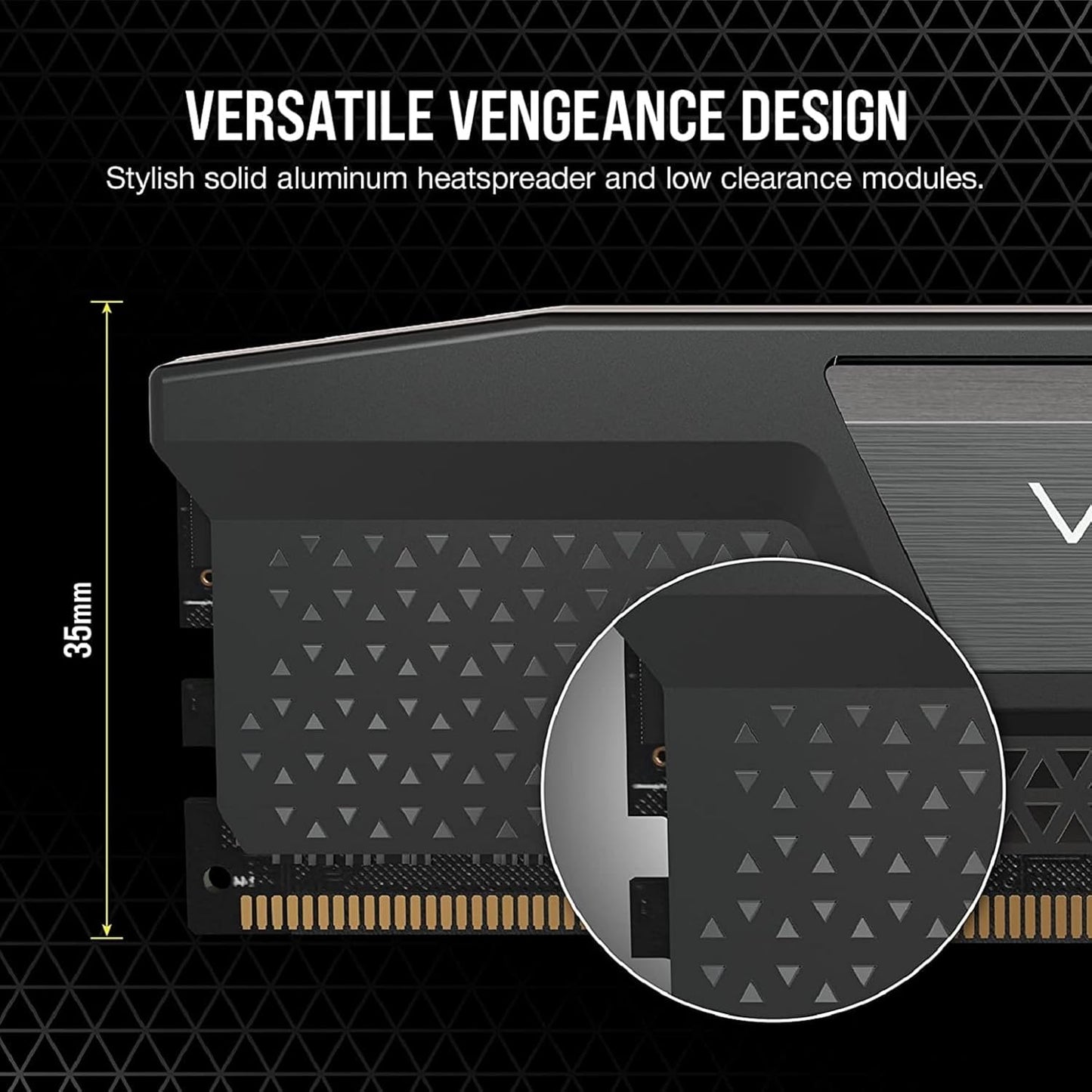 CORSAIR VENGEANCE 64GB (2X32GB) DDR5 DRAM 6000MT/S CL40 MEMORY KIT BLACK CMK64GX5M2B6000C40